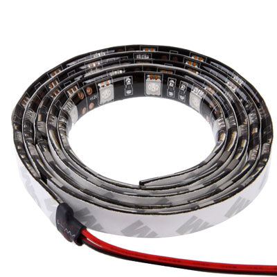 Red 60 LED 5050 SMD Waterproof Flexible Car Strip Light, DC 12V, Length: 1m - Image 4