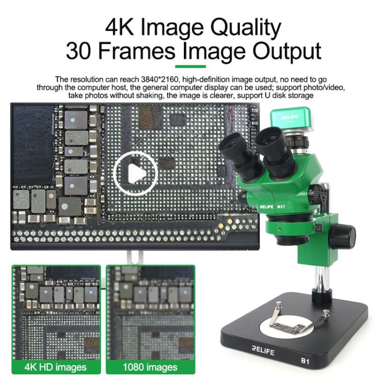 RELIFE M-16 HD 4K 30fps Industrial Grade Electronic Microscope Camera, Plug:US Plug - Image 5