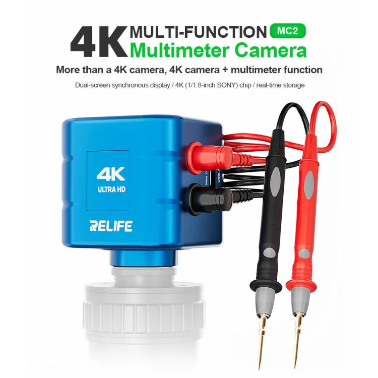 RELIFE MC2 Dual-screen Synchronous Display Multi-function 4K Multimeter Camera - Image 2