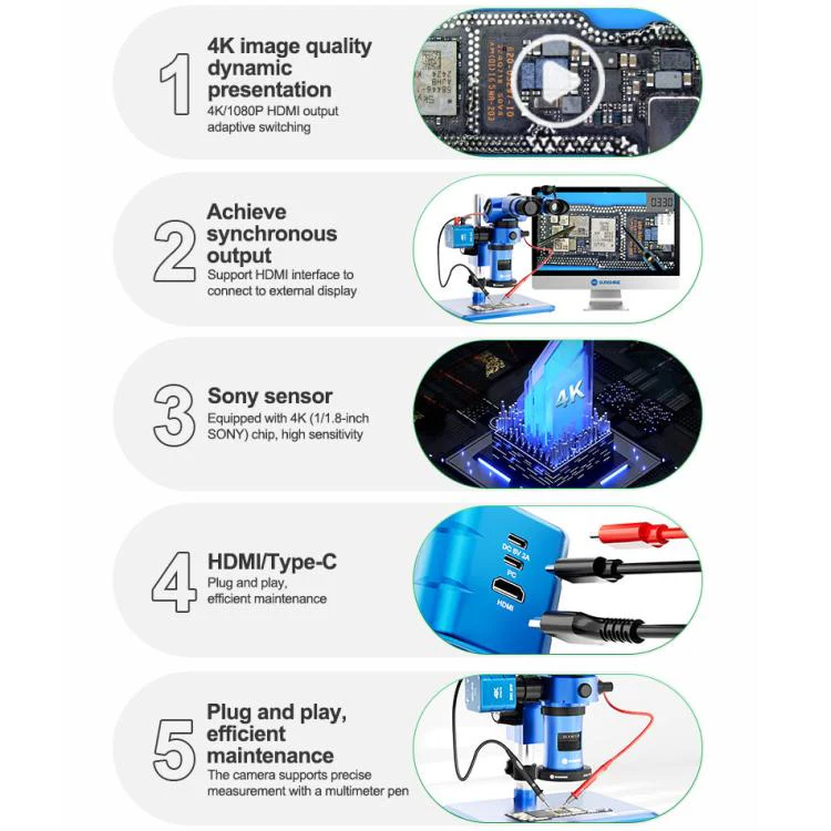 RELIFE MC2 Dual-screen Synchronous Display Multi-function 4K Multimeter Camera - Image 3