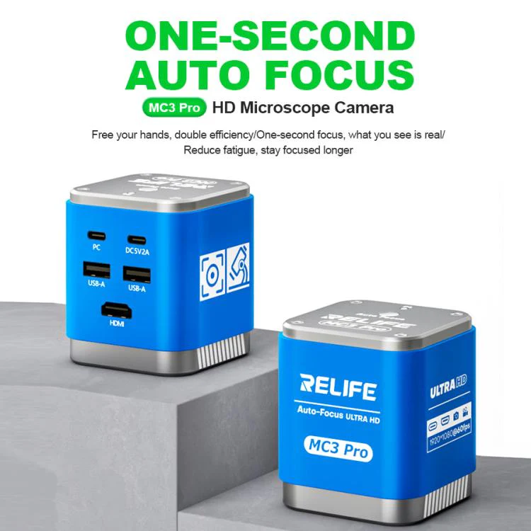 RELIFE MC3 Pro Auto Focus USB Digital 1080P HD Microscope Camera - Image 2