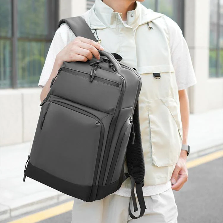 REMOID 15.6 inch Laptop Backpack Business Travel Commuter Pack Waterproof College School Bookbag(Black) - Image 11