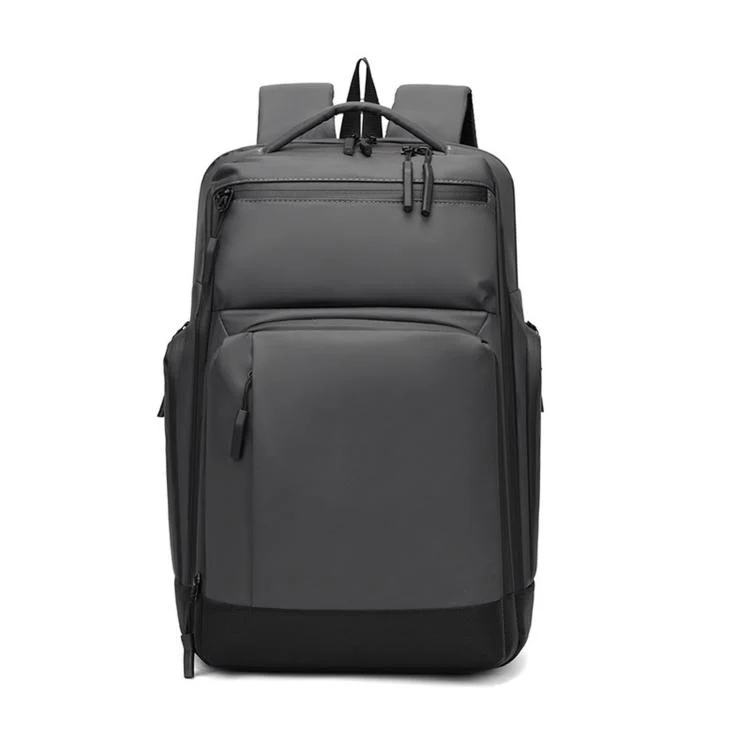 REMOID 15.6 inch Laptop Backpack Business Travel Commuter Pack Waterproof College School Bookbag(Gray)