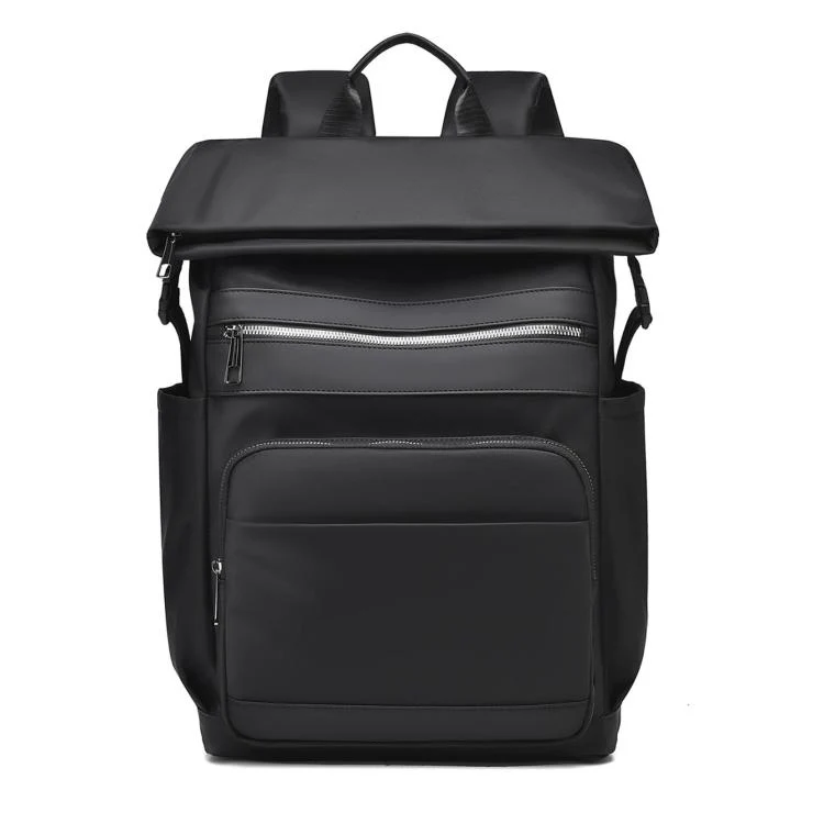 REMOID 15.6 inch Laptop Backpack Men Waterproof Commuter Business Rucksack Casual Travel Bag(Black)