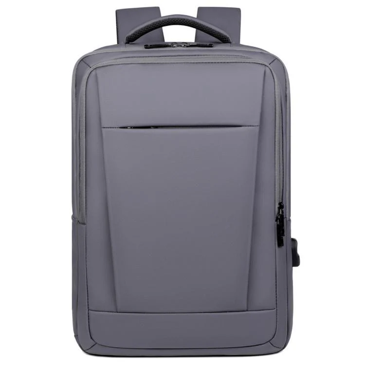 REMOID Laptop Backpack Waterproof Business Travel Backpack School College Bookbag With USB Charging Port(Gray)