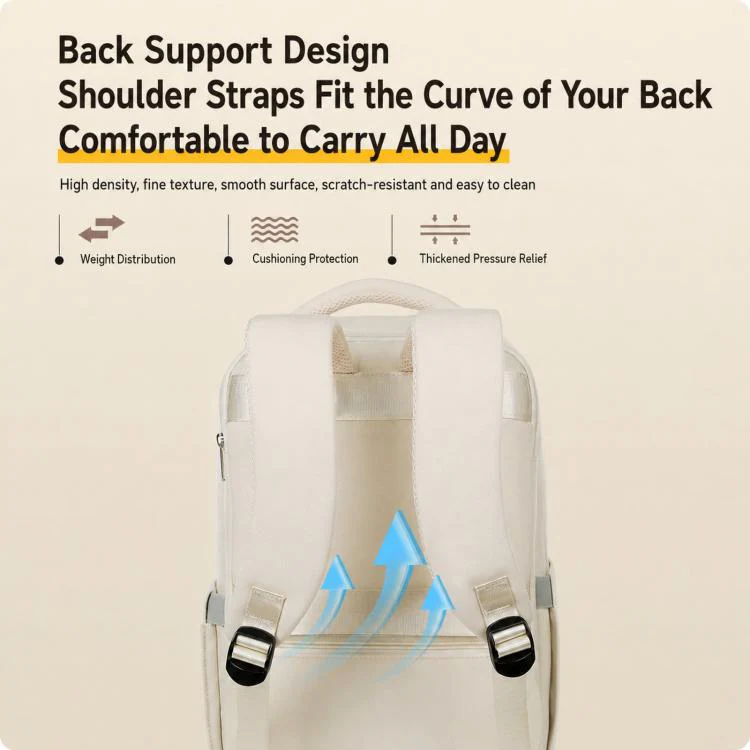 REMOID Travel Laptop Backpack Flight Approved Carry On Bag Personal Item Daypack(Black) - Image 5