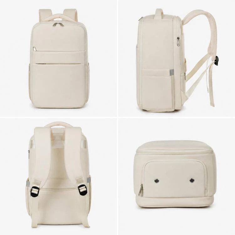 REMOID Travel Laptop Backpack Flight Approved Carry On Bag Personal Item Daypack(Gray) - Image 2