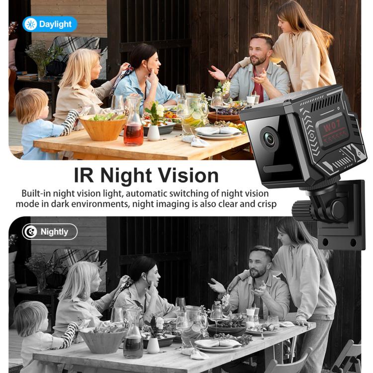 Remote Monitoring 2MP WiFi HD Night Vision Wireless Multi-Functional Camera(Black) - Image 11