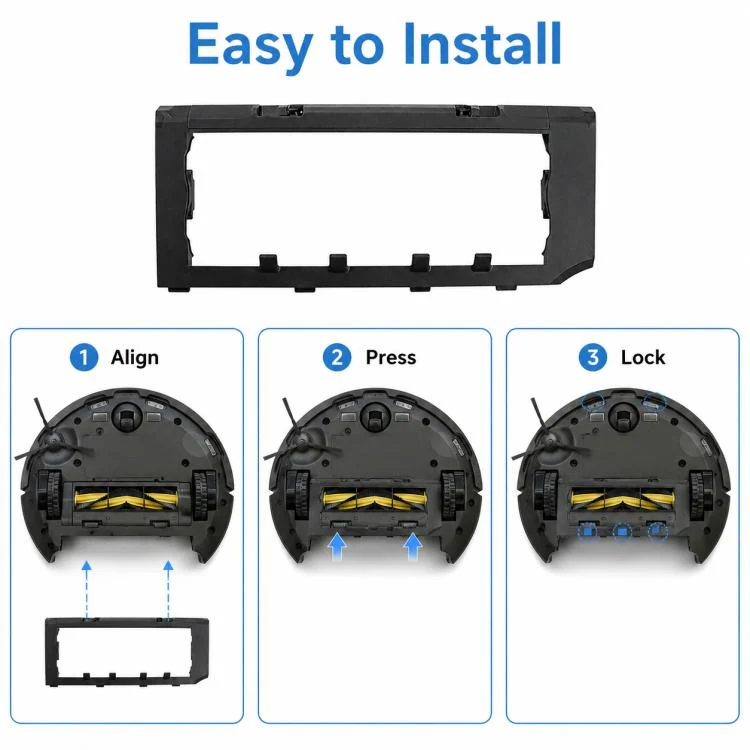Replacement Accessories for Roborock G20S Self-Cleaning Robot Vacuum Mop, Specification:Main Brush Cover - Image 5