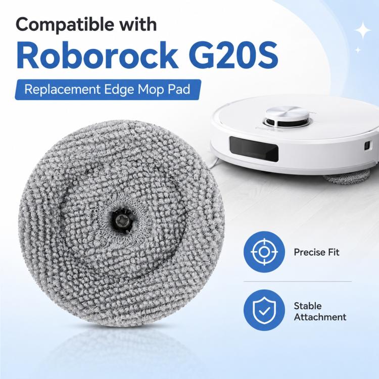 Replacement Accessories for Roborock G20S Self-Cleaning Robot Vacuum Mop, Specification:Side Mop Pad - Image 2