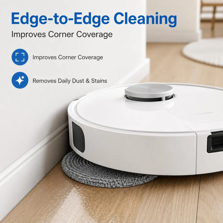 Replacement Accessories for Roborock G20S Self-Cleaning Robot Vacuum Mop, Specification:Side Mop Pad - Image 4