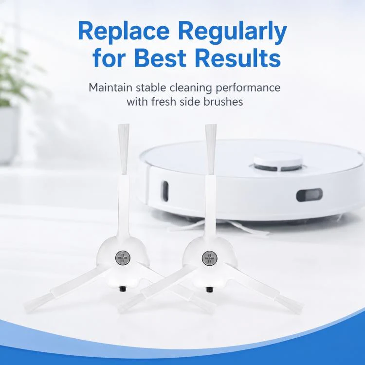 Replacement Accessories for Roborock G20S Self-Cleaning Robot Vacuum Mop, Specification:Two White Side Brush - Image 8