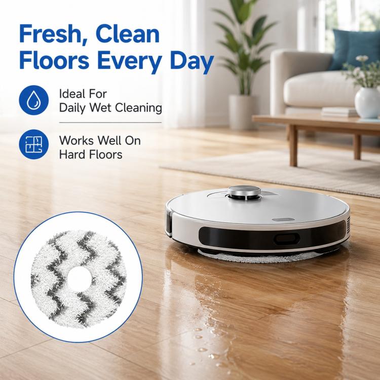 Replacement Accessories for Roborock G20S Ultra / P20 Pro Robot Vacuum Cleaner, Specification:Gray Strip Mop Pad - Image 8