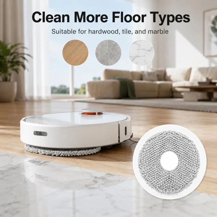 Replacement Accessories for Roborock P10S Pro / P10S Pro+ / V20 Robot Vacuum Cleaner, Specification:Fine Mop Pad - Image 7