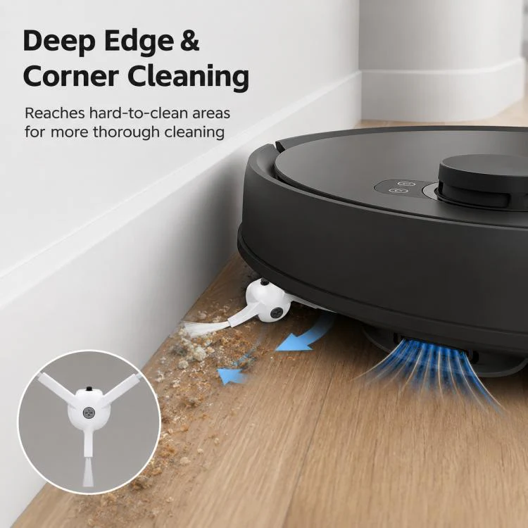 Replacement Accessories for Roborock P10S Pro / P10S Pro+ / V20 Robot Vacuum Cleaner, Specification:Two White Side Brush - Image 5