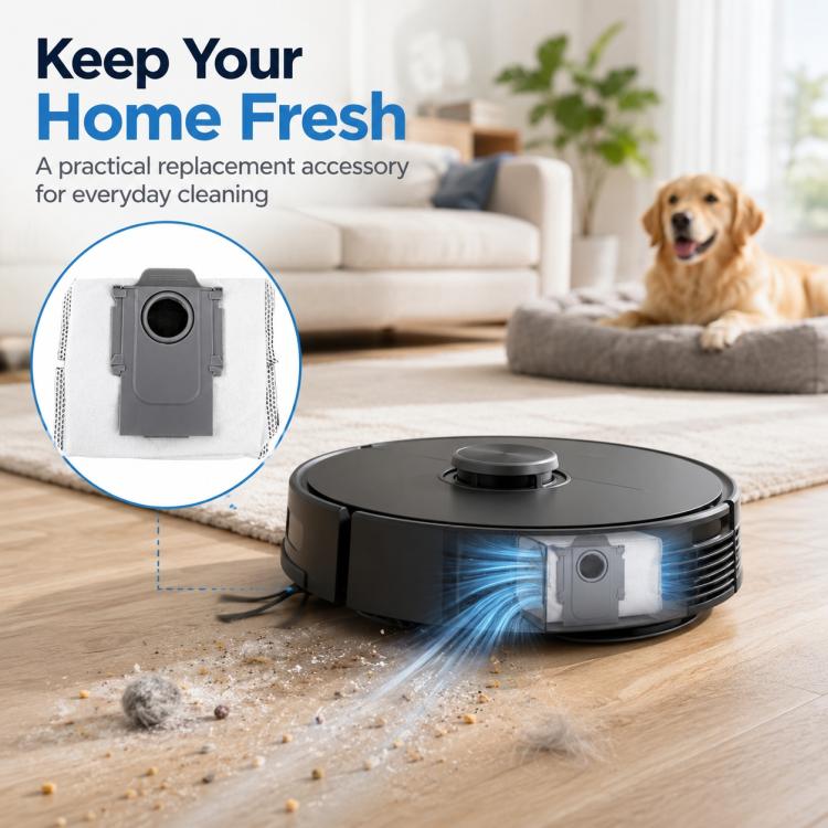 Replacement Accessories for Roborock Q5 Pro / Q5 Pro+ / Q8 Max / Q8 Max+ Robot Vacuum Cleaner, Specification:Activated Carbon Dust Bag - Image 8