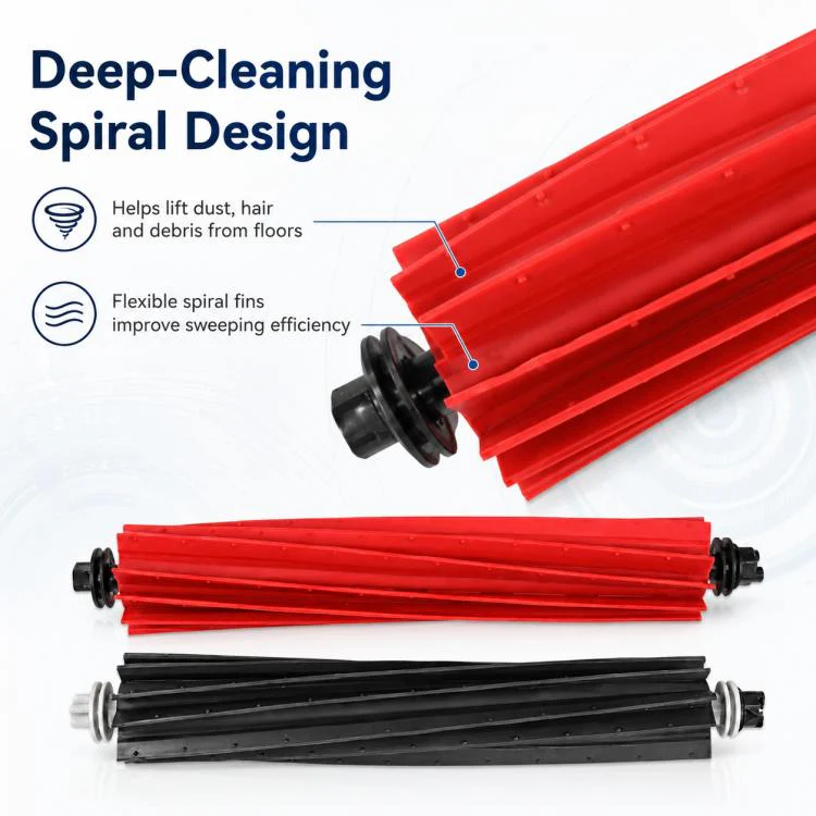 Replacement Accessories for Roborock Q5 Pro / Q5 Pro+ / Q8 Max / Q8 Max+ Robot Vacuum Cleaner, Specification:Dual Main Roller Brush - Image 3