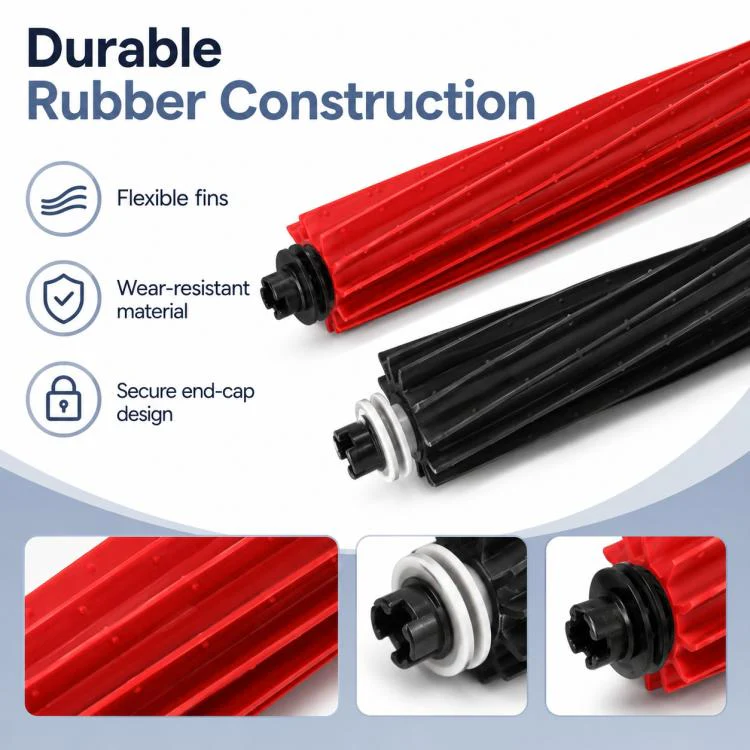 Replacement Accessories for Roborock Q5 Pro / Q5 Pro+ / Q8 Max / Q8 Max+ Robot Vacuum Cleaner, Specification:Dual Main Roller Brush - Image 4