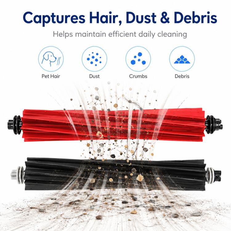 Replacement Accessories for Roborock Q5 Pro / Q5 Pro+ / Q8 Max / Q8 Max+ Robot Vacuum Cleaner, Specification:Dual Main Roller Brush - Image 6