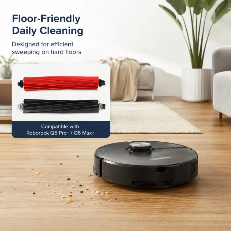 Replacement Accessories for Roborock Q5 Pro / Q5 Pro+ / Q8 Max / Q8 Max+ Robot Vacuum Cleaner, Specification:Dual Main Roller Brush - Image 7