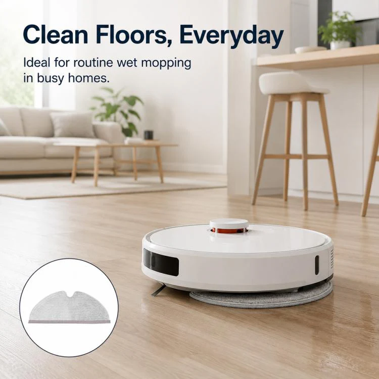 Replacement Accessories for Roborock Q5 Pro / Q5 Pro+ / Q8 Max / Q8 Max+ Robot Vacuum Cleaner, Specification:Mop Pad - Image 8