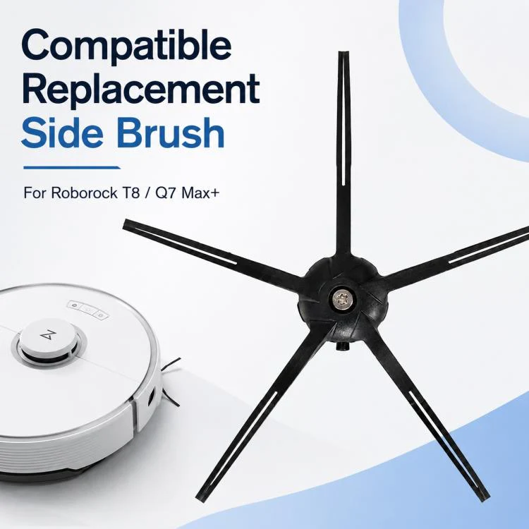 Replacement Accessories for Roborock Q7 Max+ / T8 Plus Robot Vacuum Cleaner, Specification:Black Five Arm Side Brush - Image 2