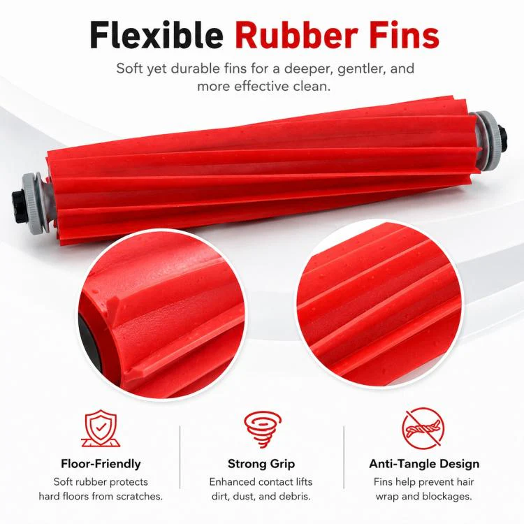 Replacement Accessories for Roborock Q7 Max+ / T8 Plus Robot Vacuum Cleaner, Specification:Main Roller Brush - Image 6