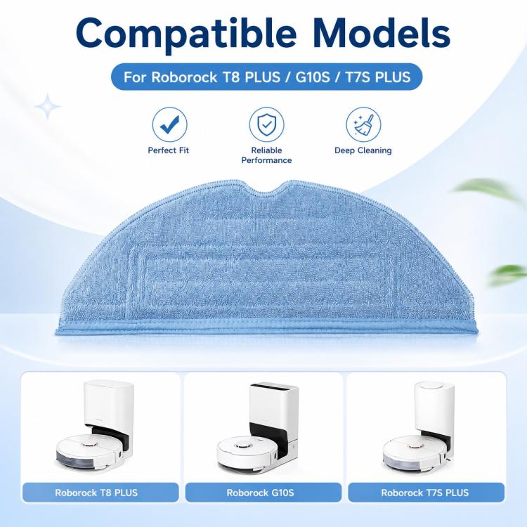 Replacement Accessories for Roborock T7S / G10S / S7 / S7 Max Robot Vacuum Mop, Specification:Disposable Mop Pad - Image 2