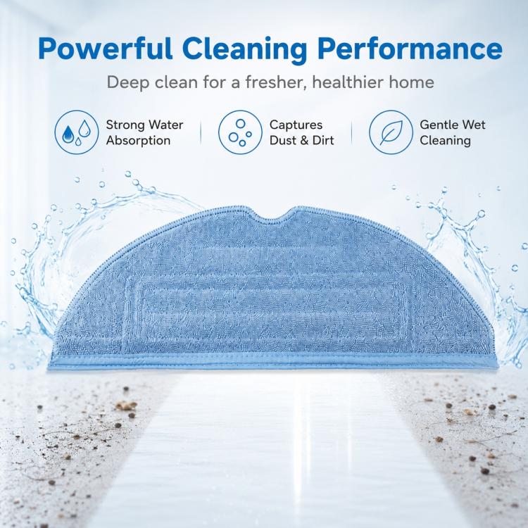 Replacement Accessories for Roborock T7S / G10S / S7 / S7 Max Robot Vacuum Mop, Specification:Disposable Mop Pad - Image 4