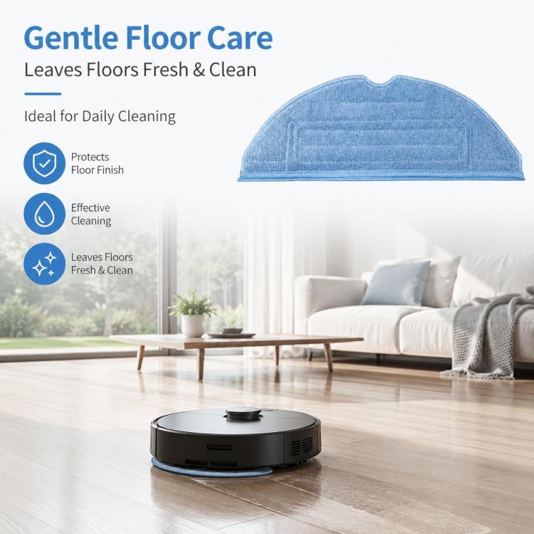 Replacement Accessories for Roborock T7S / G10S / S7 / S7 Max Robot Vacuum Mop, Specification:Disposable Mop Pad - Image 7