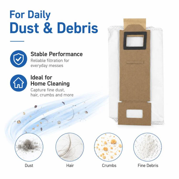Replacement Accessories for Roborock T7S / G10S / S7 / S7 Max Robot Vacuum Mop, Specification:Dust Bag China Version - Image 4