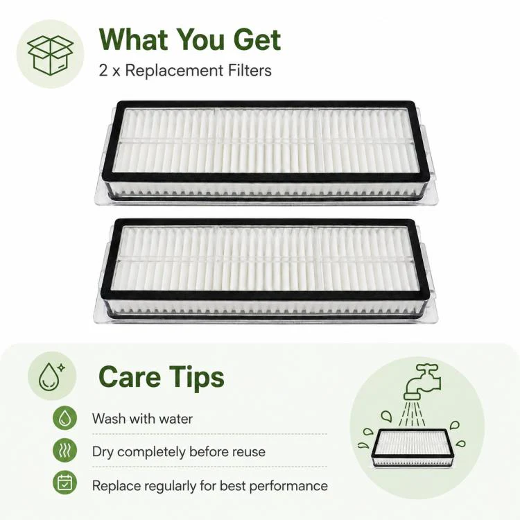Replacement Accessories for Xiaomi Mijia 5C OV42CN Robot Vacuum Cleaner, Specification:Dual Filter - Image 6