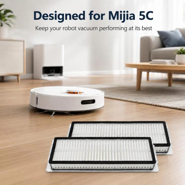 Replacement Accessories for Xiaomi Mijia 5C OV42CN Robot Vacuum Cleaner, Specification:Dual Filter - Image 8