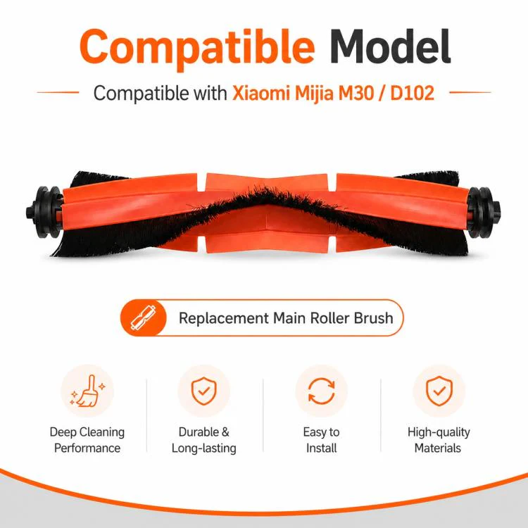 Replacement Accessories for Xiaomi Mijia M30 Robot Vacuum Cleaner, Specification:Main Brush - Image 3