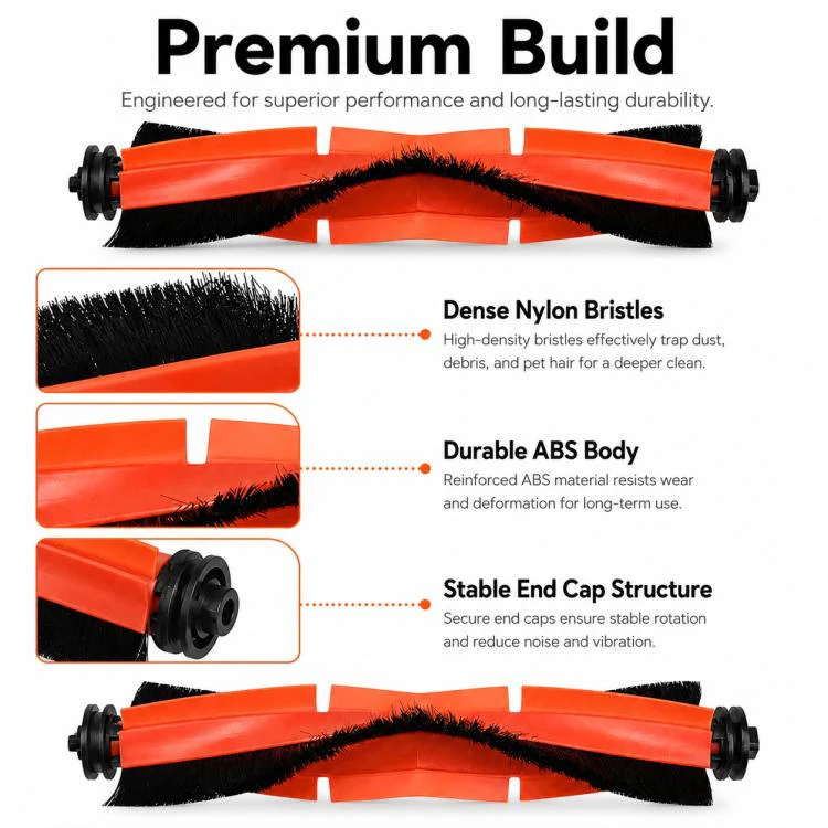 Replacement Accessories for Xiaomi Mijia M30 Robot Vacuum Cleaner, Specification:Main Brush - Image 5