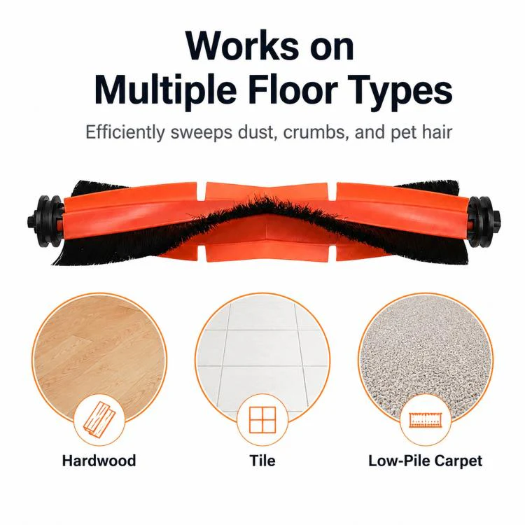 Replacement Accessories for Xiaomi Mijia M30 Robot Vacuum Cleaner, Specification:Main Brush - Image 6