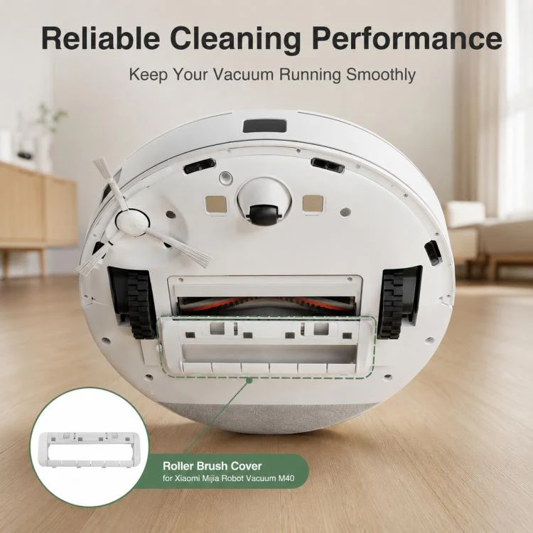 Replacement Accessories for Xiaomi Mijia M40 Robot Vacuum Cleaner, Specification:Rubber Brush Cover - Image 7