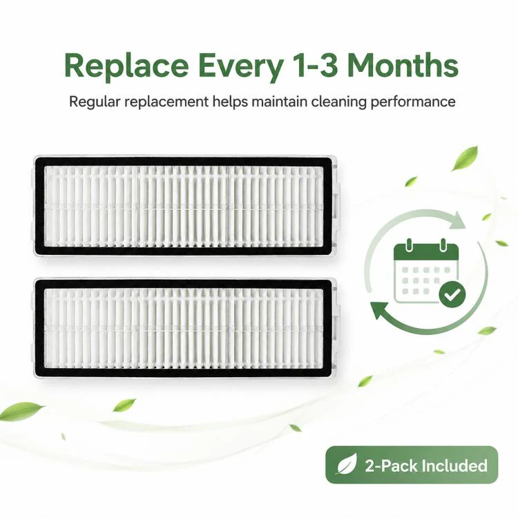 Replacement Accessories for Xiaomi Mijia M40 S Robot Vacuum Cleaner, Specification:Dual Filter - Image 6