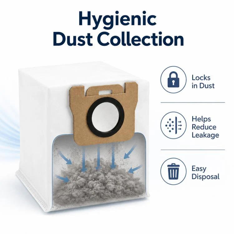 Replacement Accessories for Xiaomi Mijia M40 S Robot Vacuum Cleaner, Specification:Dust Bag - Image 5