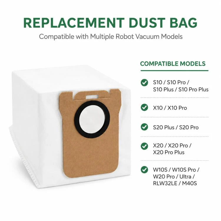 Replacement Accessories for Xiaomi Mijia M40 S Robot Vacuum Cleaner, Specification:Dust Bag - Image 6