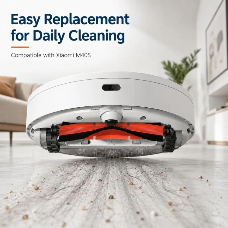 Replacement Accessories for Xiaomi Mijia M40 S Robot Vacuum Cleaner, Specification:Main Brush - Image 7