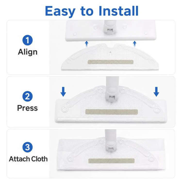 Replacement Accessories for Xiaomi Mijia Robot Vacuum 1S / Roborock S50 / T4 / T6 / T7, Specification:Disposable Mop Pad Holder - Image 6