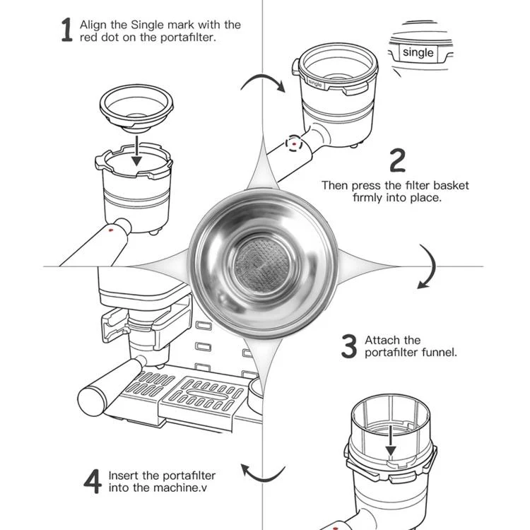 Replacement Filter Basket For Ninja Luxe Cafe ES601 ES655 ES701 Espresso Basket, Spec: Single Cup - Image 7