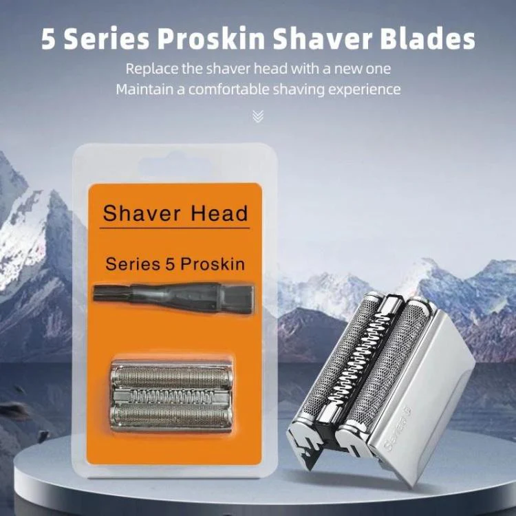 Replacement Shaver Head For Braun Series 5 Shavers 5020S / 5030S / 5145S / 5147S (52S Silver) - Image 2