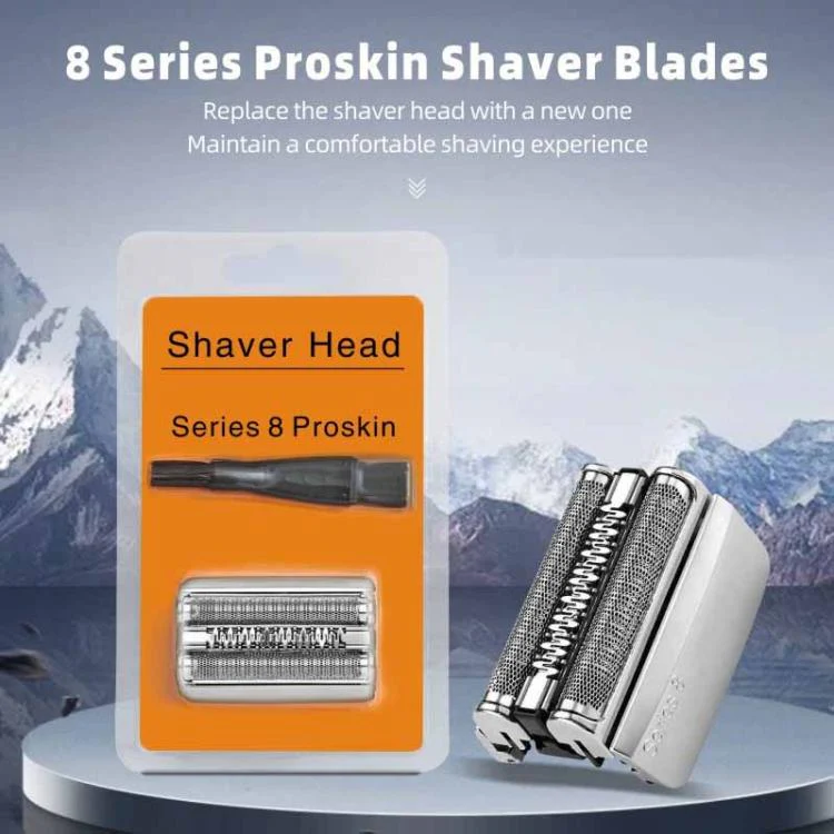 Replacement Shaver Head For Braun Series 8 Shavers 8325S / 8340S / 8350S / 8360CC(83M Silver) - Image 2
