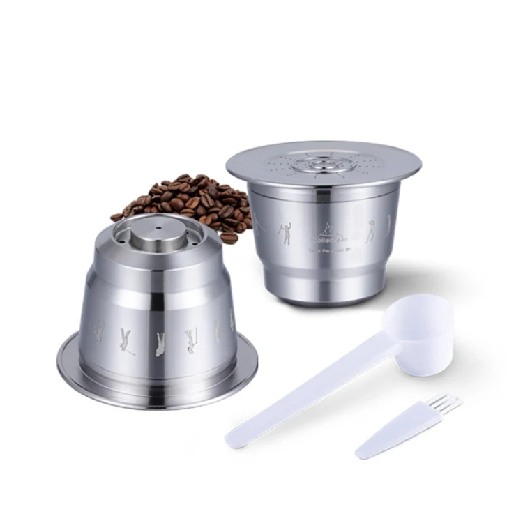 Reusable Stainless Steel Coffee Capsules with Multiple Filling Coffee Filters(Silver) - Image 4