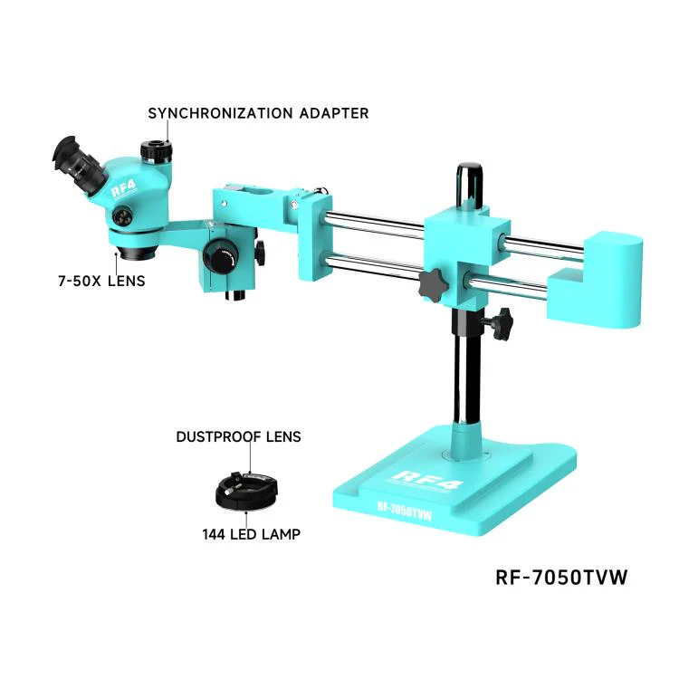 RF4 RF-7050TVW High-definition Binocular Stereo Continuous Zoom Industrial Microscope - Image 2