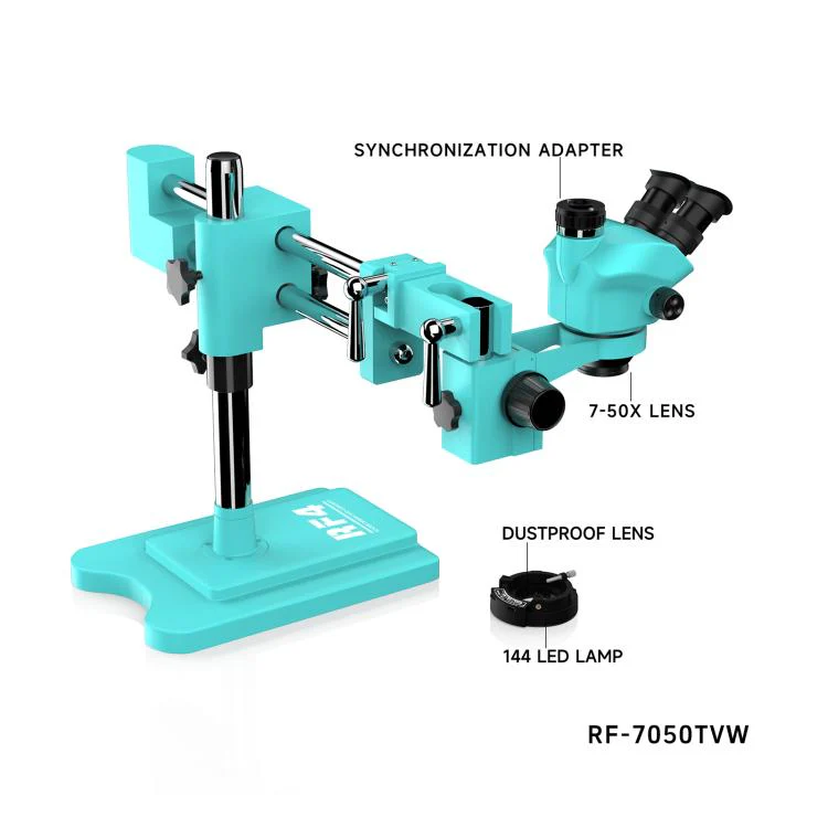 RF4 RF-7050TVW High-definition Binocular Stereo Continuous Zoom Industrial Microscope - Image 4