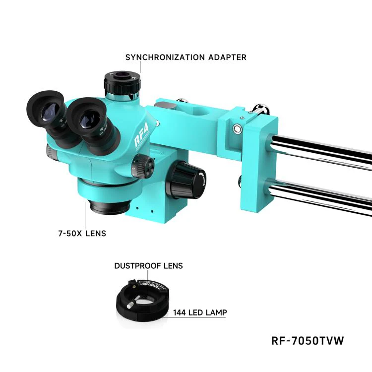 RF4 RF-7050TVW High-definition Binocular Stereo Continuous Zoom Industrial Microscope - Image 5