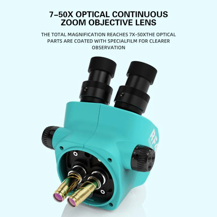 RF4 RF-7050TVW High-definition Binocular Stereo Continuous Zoom Industrial Microscope - Image 8